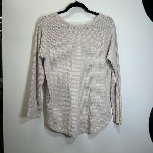 American Eagle Outfitters Top Women S Soft & Sexy Plush Pullover Waffle-Weave - Picture 4 of 12